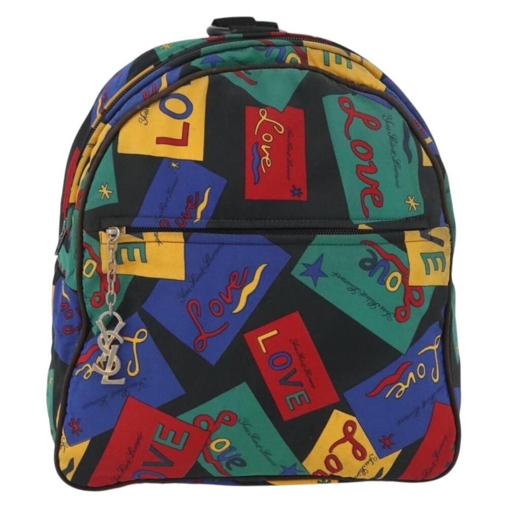Saint Laurent Nylon Backpack Multicolor